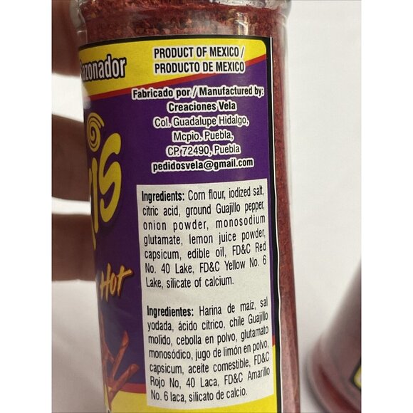 2x Takis Fuego Chilli Powder Seasoning 2x Polvo Chilito Sasonador Takis Fuego - Picture 5 of 5